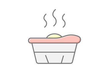 Sauna, vektör, piksel mükemmel, çizer dosyası