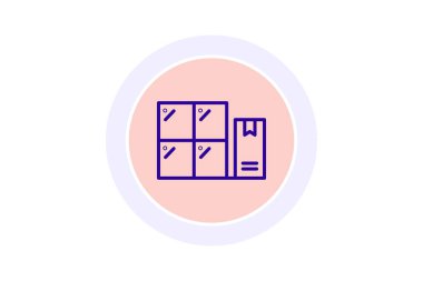 Paket Kilidi, vektör, piksel mükemmel, illüstratör dosyası