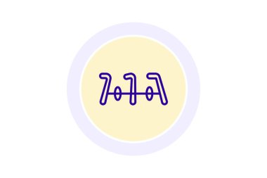 Bisiklet Rafı, vektör, piksel mükemmel, illüstratör dosyası