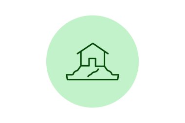 House Foundation, vektör, piksel mükemmel, illüstratör dosyası