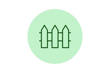 Çit, vektör, piksel mükemmel, çizer dosyası