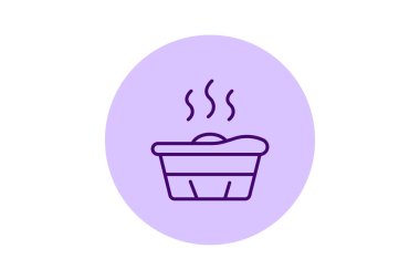 Sauna, vektör, piksel mükemmel, çizer dosyası