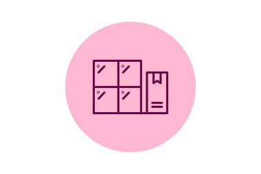 Paket Kilidi, vektör, piksel mükemmel, illüstratör dosyası