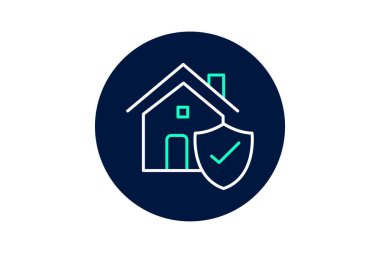 Ev Sigortası, vektör, piksel mükemmel, illüstratör dosyası