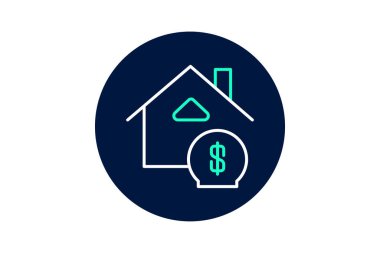 İpotek, vektör, piksel mükemmel, illüstratör dosyası