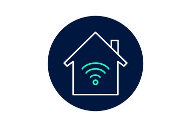 Smart Home, vektör, piksel mükemmel, illüstratör dosyası