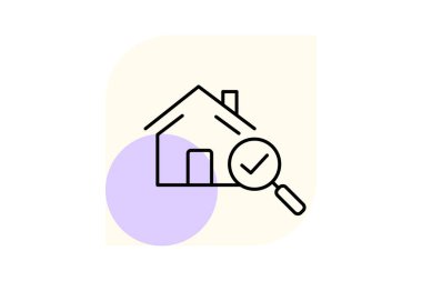 Ev Teftişi, vektör, piksel mükemmel, illüstratör dosyası