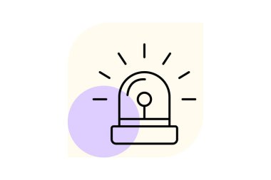 Alarm Sistemi, vektör, piksel mükemmel, illüstratör dosyası