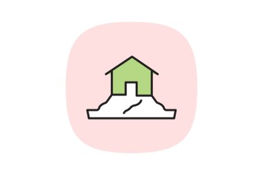 House Foundation, vektör, piksel mükemmel, illüstratör dosyası