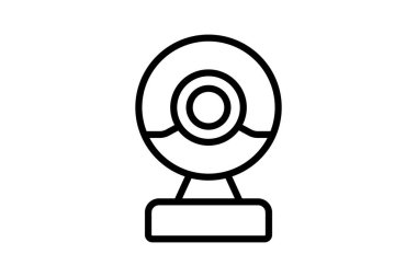 Web kamerası, vektör, piksel mükemmel, illüstratör dosyası