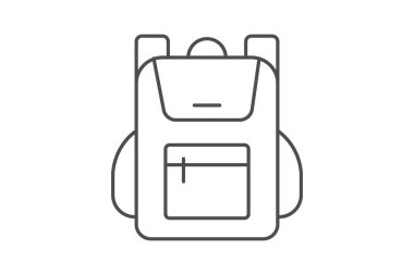 Sırt çantası, vektör, piksel mükemmel, resimleyici dosyası