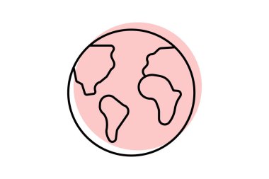 Dünya Haritası, vektör, piksel mükemmel, illüstratör dosyası