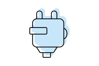 Seyahat Adaptörü, vektör, piksel mükemmel, illüstratör dosyası