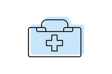 İlk yardım kiti, vektör, piksel mükemmel, illüstratör dosyası