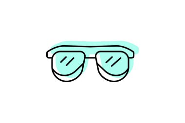 Güneş gözlüğü, vektör, piksel mükemmel, illüstratör dosyası