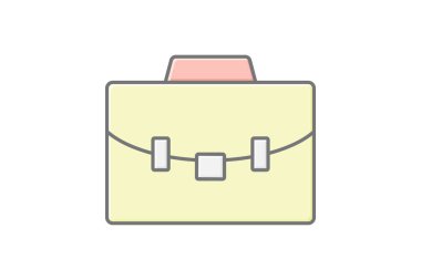 İş Bavulu, vektör, piksel mükemmel, illüstratör dosyası