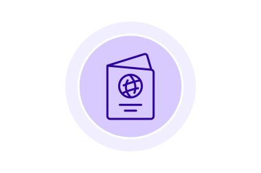 Pasaport, vektör, piksel mükemmel, illüstratör dosyası