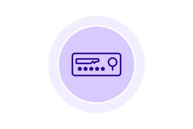 Otel kartı, vektör, piksel mükemmel, illüstratör dosyası