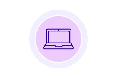 Laptop, vektör, piksel mükemmel, illüstratör dosyası