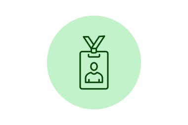 Konferans rozeti, vektör, piksel mükemmel, illüstratör dosyası