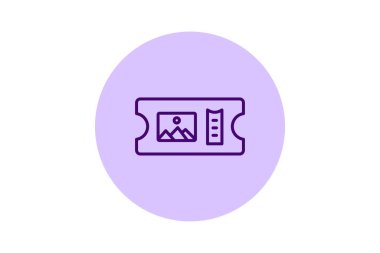 Müze bileti, vektör, piksel mükemmel, illüstratör dosyası