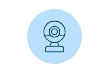 Web kamerası, vektör, piksel mükemmel, illüstratör dosyası
