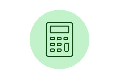 Hesap makinesi, vektör, piksel mükemmel, illüstratör dosyası