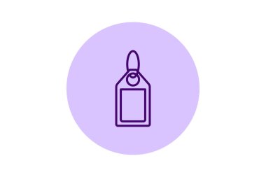 Bagaj Etiketi, vektör, piksel mükemmel, illüstratör dosyası