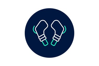 Kulak tıkacı, vektör, piksel mükemmel, illüstratör dosyası