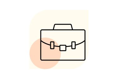 İş Bavulu, vektör, piksel mükemmel, illüstratör dosyası