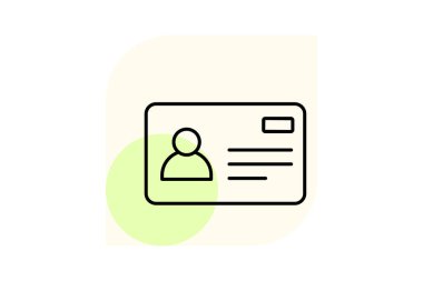 İş kartı, vektör, piksel mükemmel, illüstratör dosyası