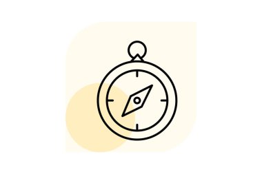 Pusula, vektör, piksel mükemmel, illüstratör dosyası