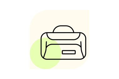 Tuvalet çantası, vektör, piksel mükemmel, illüstratör dosyası