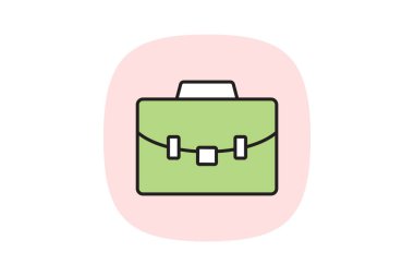 İş Bavulu, vektör, piksel mükemmel, illüstratör dosyası