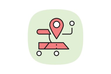 Metro haritası, vektör, piksel mükemmel, illüstratör dosyası