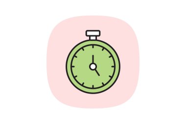 Stopwatch, vektör, piksel mükemmel, illüstratör dosyası