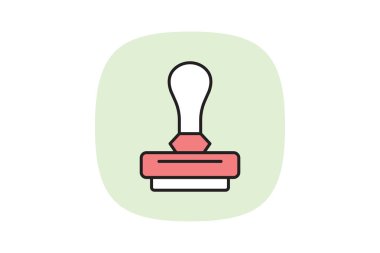 Damga, vektör, piksel mükemmel, illüstratör dosyası