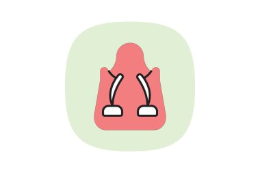 Ayakkabı Torbası, vektör, piksel mükemmel, illüstratör dosyası