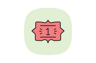 Birinci Sınıf, vektör, piksel mükemmel, illüstratör dosyası