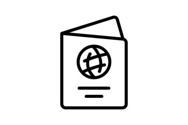 Pasaport, vektör, piksel mükemmel, illüstratör dosyası