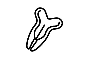 Saç tokası, vektör, piksel mükemmel, illüstratör dosyası