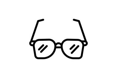 Gözlük, vektör, piksel mükemmel, illüstratör dosyası