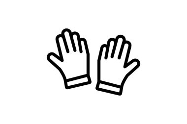 Eldivenler, vektör, piksel mükemmel, illüstratör dosyası