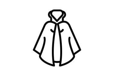 Pelerin, vektör, piksel mükemmel, illüstratör dosyası