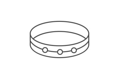 Bilezik, vektör, piksel mükemmel, illüstratör dosyası