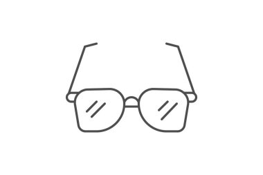 Gözlük, vektör, piksel mükemmel, illüstratör dosyası