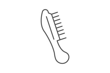 Saç Tarak, vektör, piksel mükemmel, illüstratör dosyası