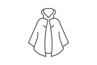 Pelerin, vektör, piksel mükemmel, illüstratör dosyası