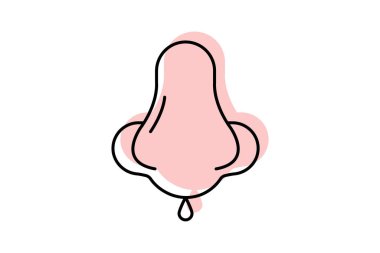 Burun halkası, vektör, piksel mükemmel, çizer dosyası