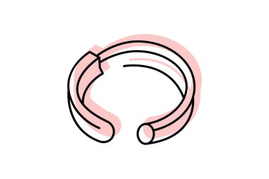 Kelepçe, vektör, piksel mükemmel, illüstratör dosyası